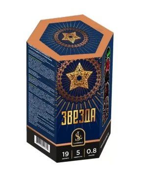 Салют Звезда/Жұлдыз 19 зарядов